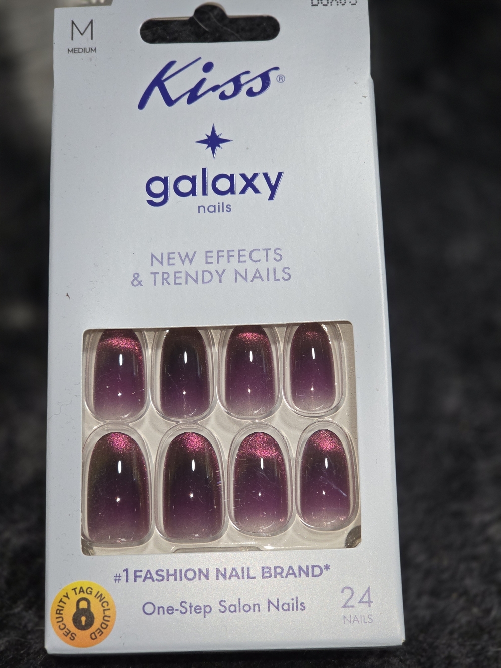 Kiss Galaxy Ombre Press-On Nails in Pink and Purple